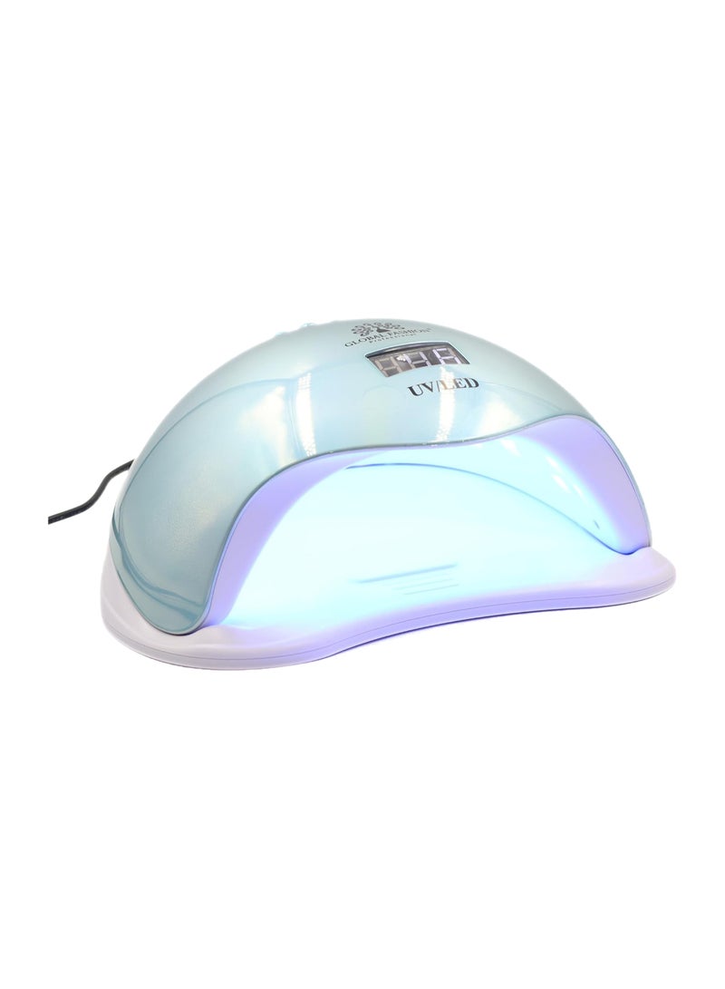 Uv Led Lamp 2 In 1 Model L-1100 72W - Professional Nail Dryer For Gel Polish, Acrylic, And Polygel - Fast Curing, Durable, And Easy To Use  (Blue)