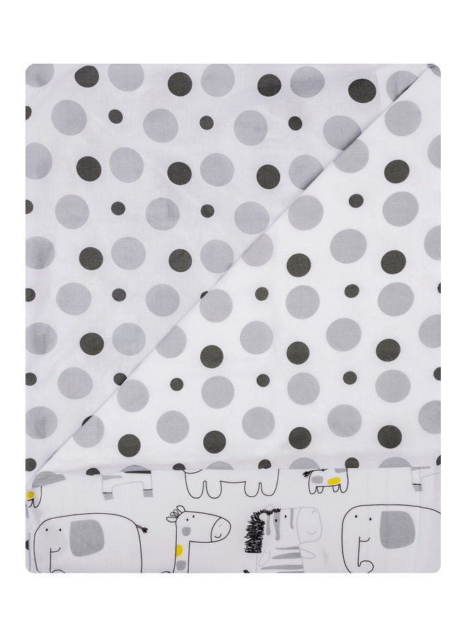 Safari Friends Toddler Bedding Set - Grey