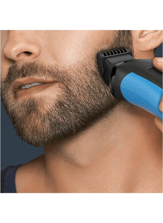 Series 3, Beard Trimmer Head And 5 Combs. Series 3 Black