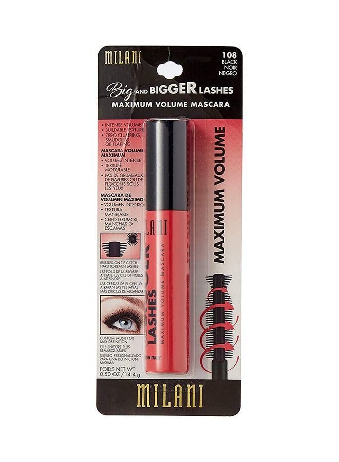 Big And Bigger Lashes Maximum Volume Mascara Black