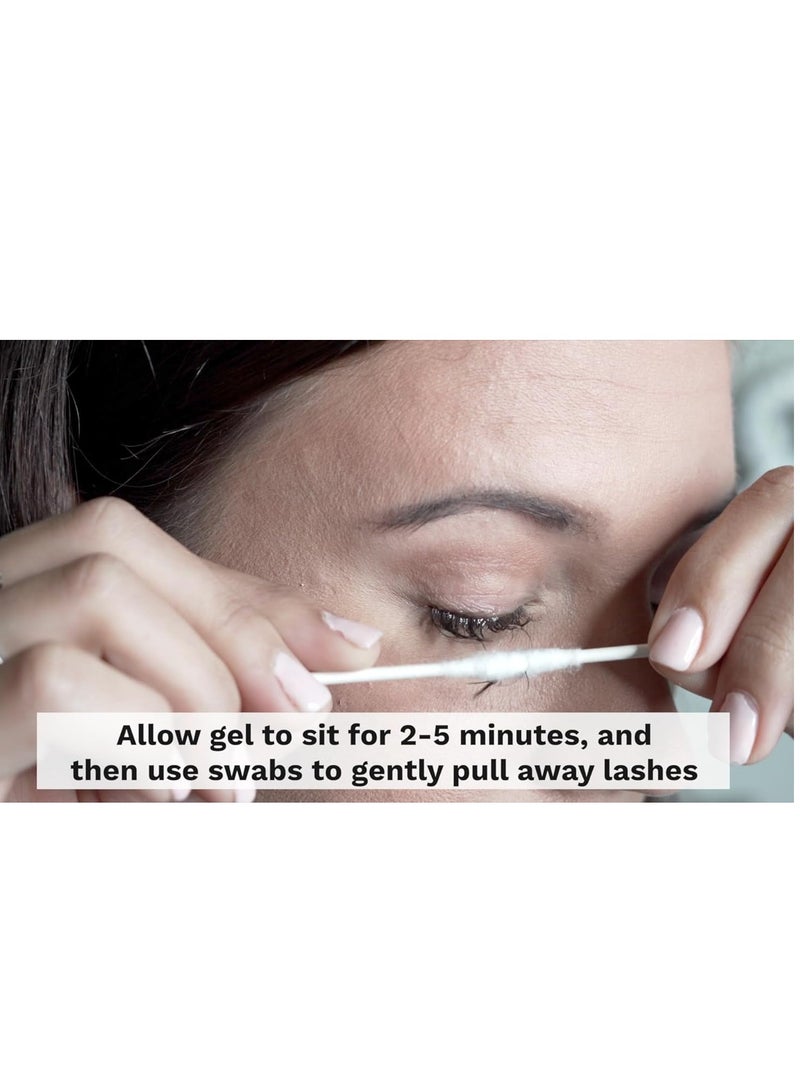 Sensitive Lash Remover for Lash Extensions - Clear Eyelash Extension Remover Gel - Fast-Acting Lash Extension Remover, Efficient Lash Glue Remover 15 ml - Existing Beauty Lashes