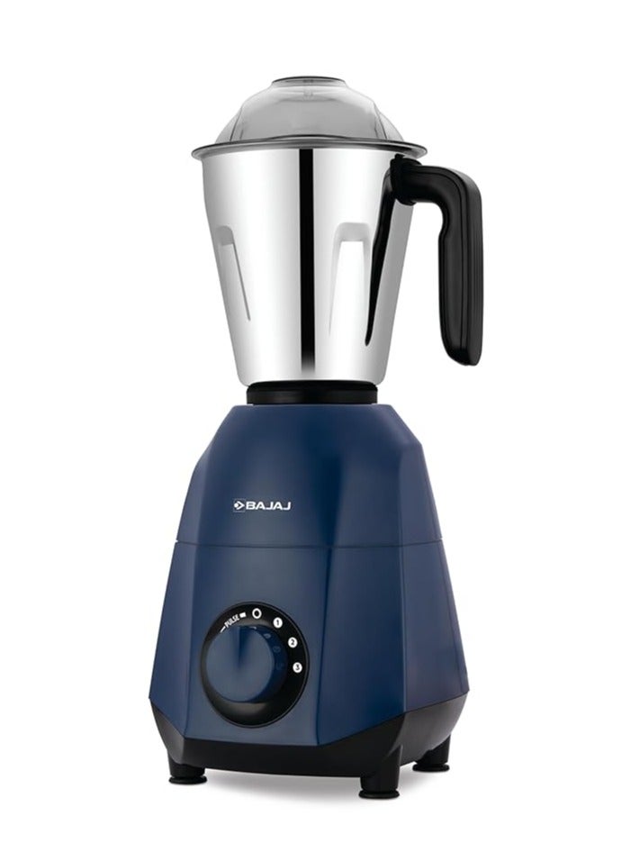 Helios 750W Mixer Grinder with DuraCut Blades & 4 Jars (Liquidizing, Dry Grinding, Chutney, Blender), 2-in-1 Blade, Powerful Motor, Pulse Mode | Efficient Design 4.4 L 750 W Ninja Series Royal Blue