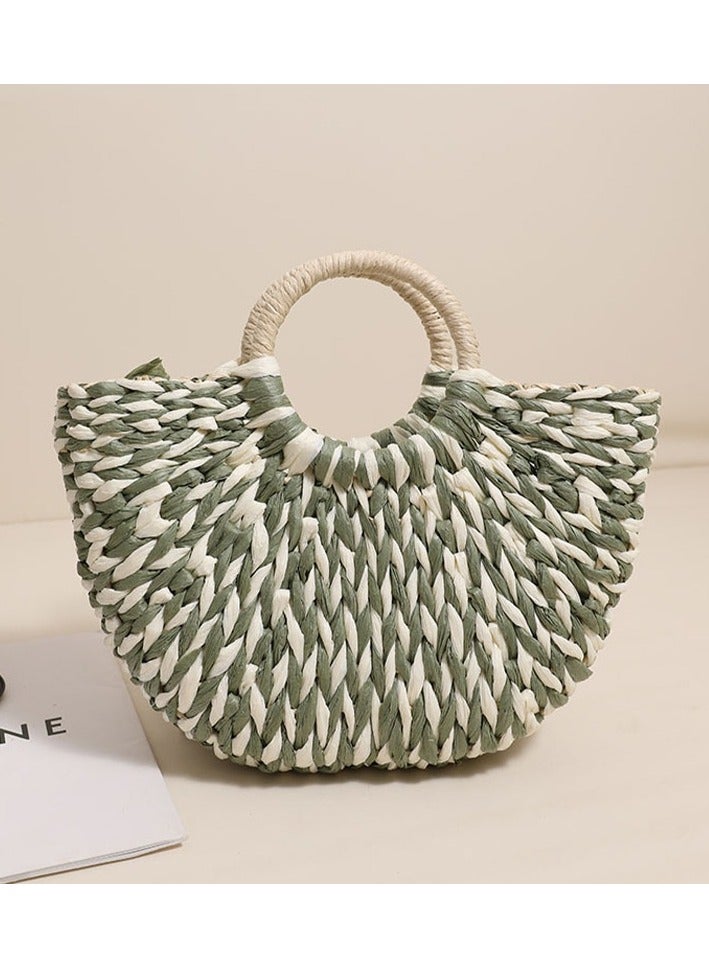 New Rattan Woven Handbag For Women