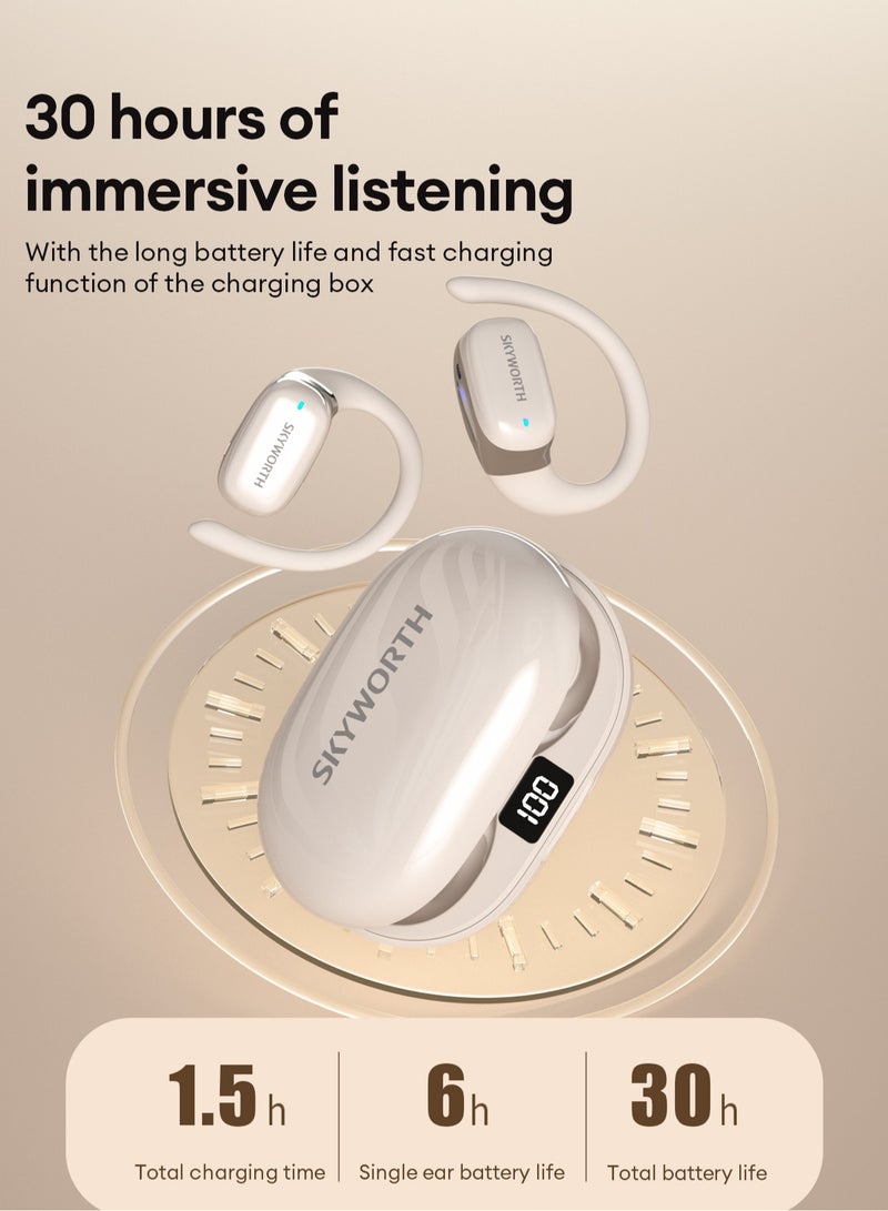 Skyworth SEB004 Wireless Bluetooth Headset-White