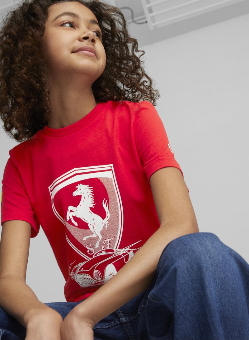 Scuderia Ferrari Youth Kids Race T-Shirt