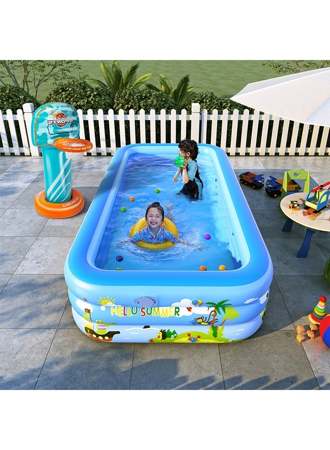 Inflatable 3 Layer Swimming Pool 210 CM