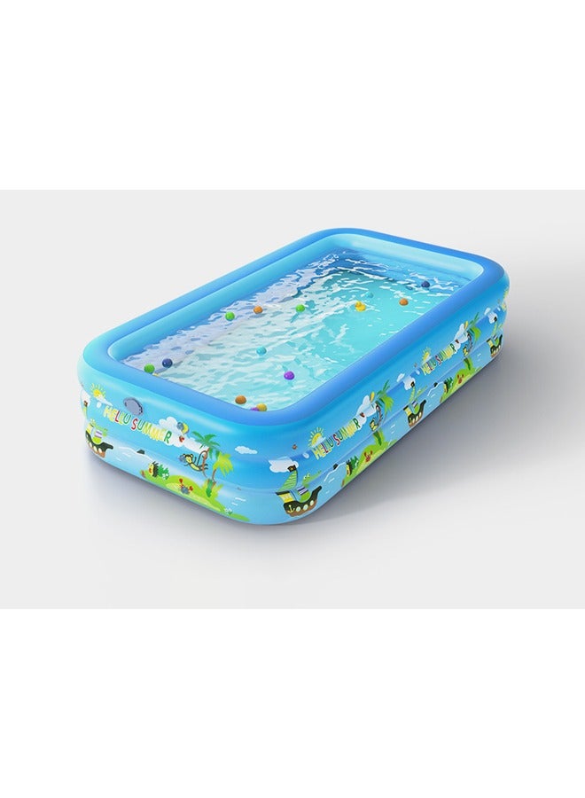 Inflatable 3 Layer Swimming Pool 210 CM