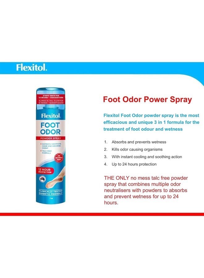 Foot Odour Powder Spray: 24-Hour Protection Against Odour 210 ML