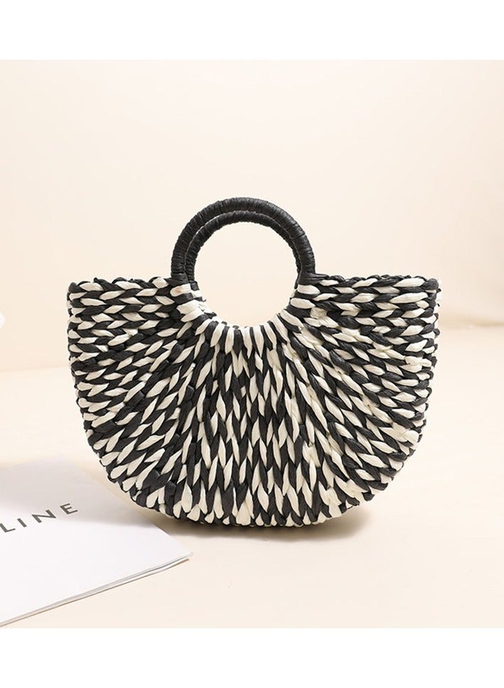 New Rattan Woven Handbag For Women