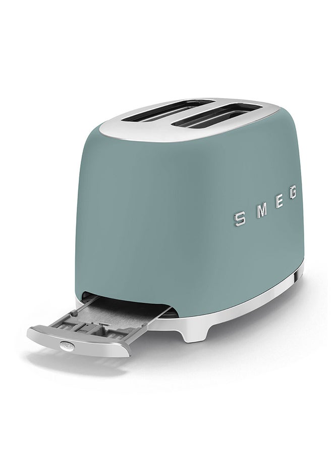 50s Retro Style 2 Slice Toaster 950 W TSF01EGMAU Emerald Green