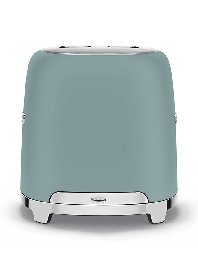 50s Retro Style 2 Slice Toaster 950 W TSF01EGMAU Emerald Green