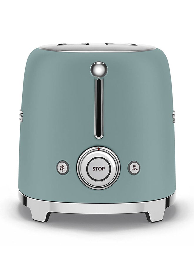 50s Retro Style 2 Slice Toaster 950 W TSF01EGMAU Emerald Green