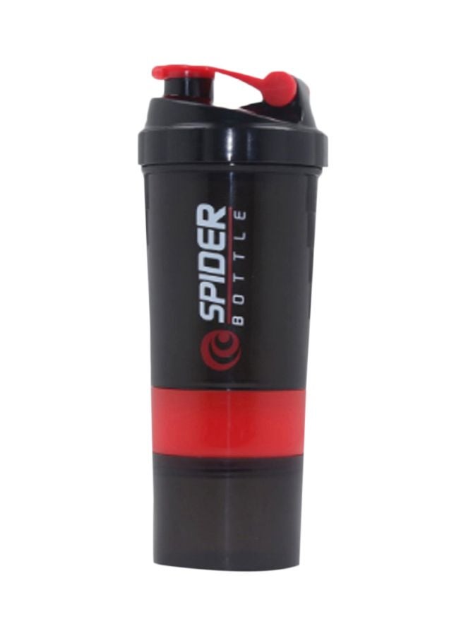 Protein Shaker Mixer Bottle Red/Black 250X90X90ml