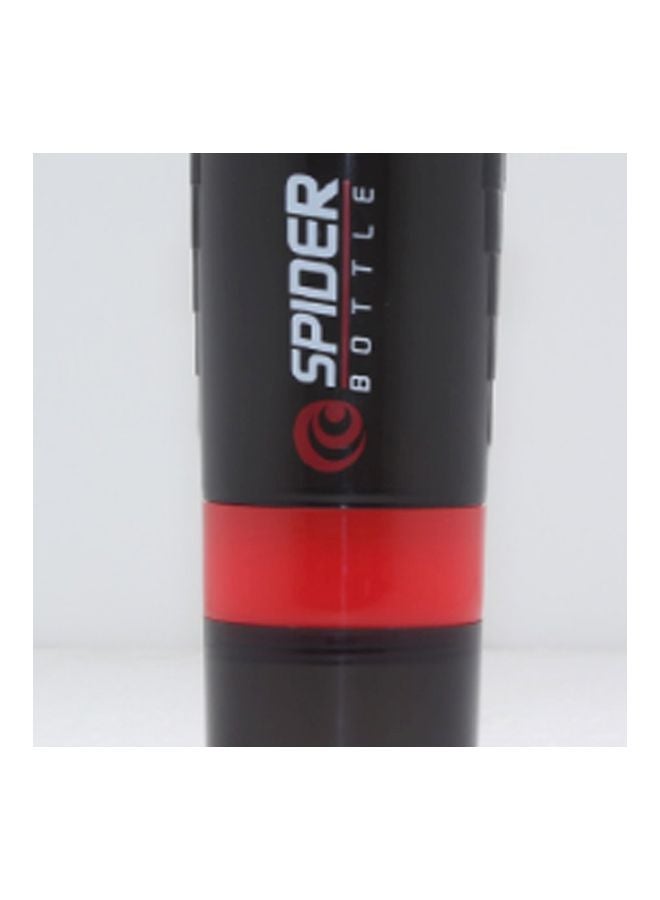 Protein Shaker Mixer Bottle Red/Black 250X90X90ml