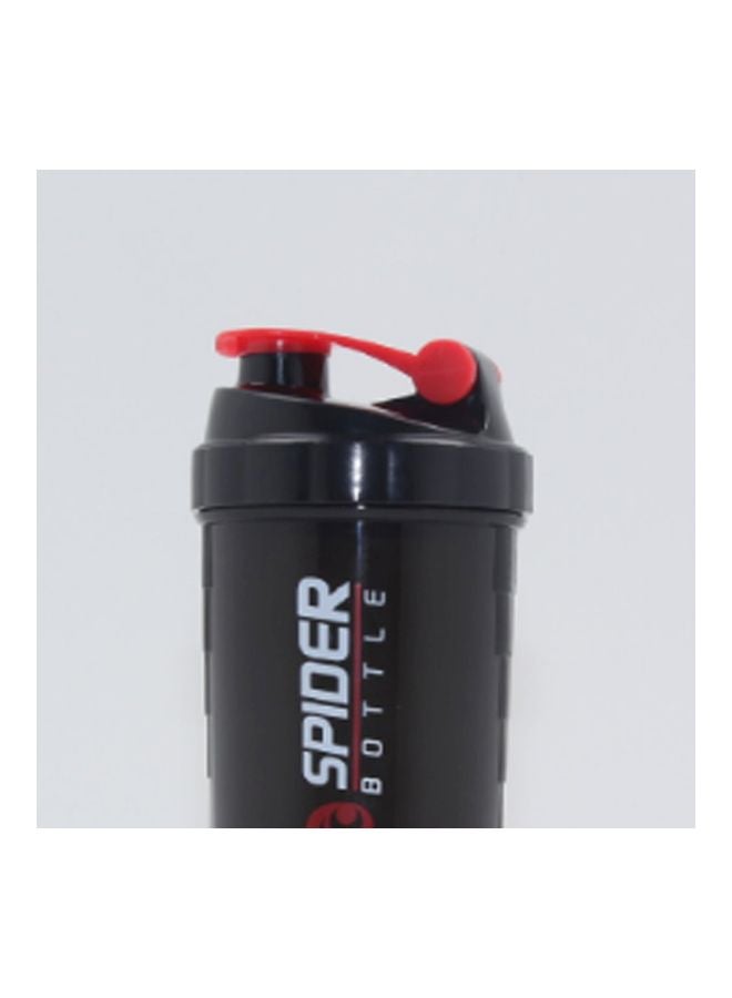 Protein Shaker Mixer Bottle Red/Black 250X90X90ml