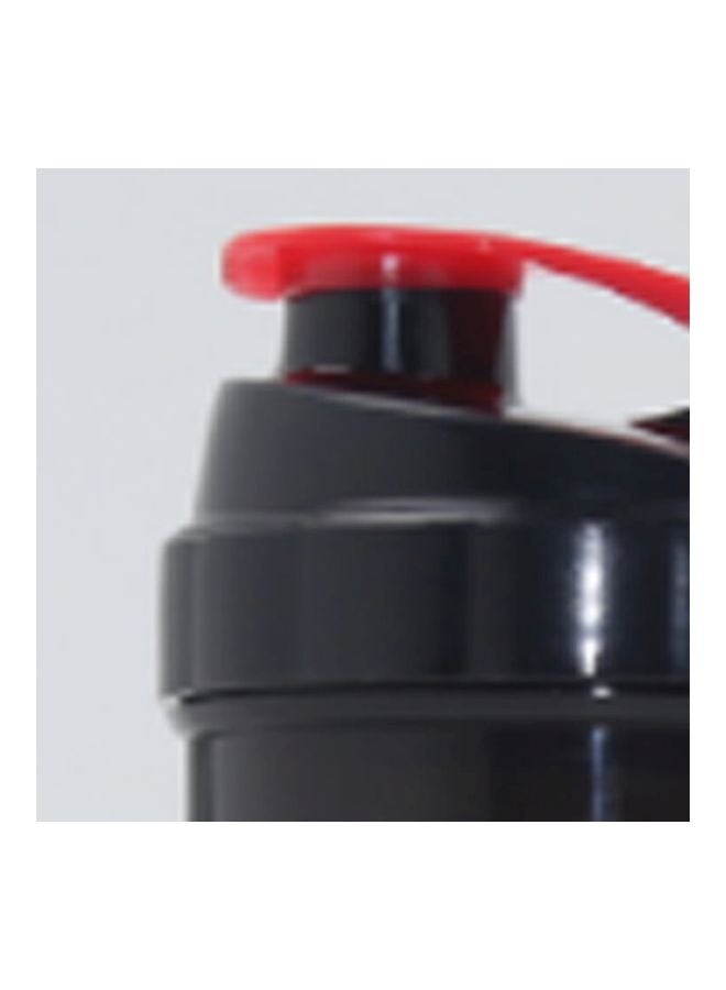 Protein Shaker Mixer Bottle Red/Black 250X90X90ml