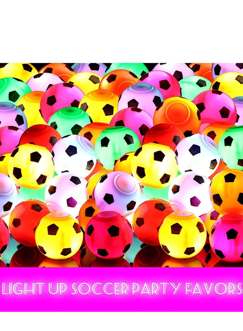 Soccer Party Favors Light Up Fidget Spinner Soccer Ball Toys Soccer Basket Stuffers Gifts Toy for Classroom Prizes Return Gifts for Kids Birthday Party Party Favors