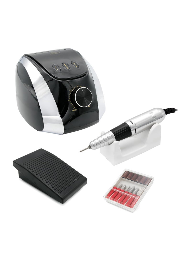 Diy Nail Art Made Easy M13 Electric Nail Drill (35000Rpm, 68W) - Perfect (Black)