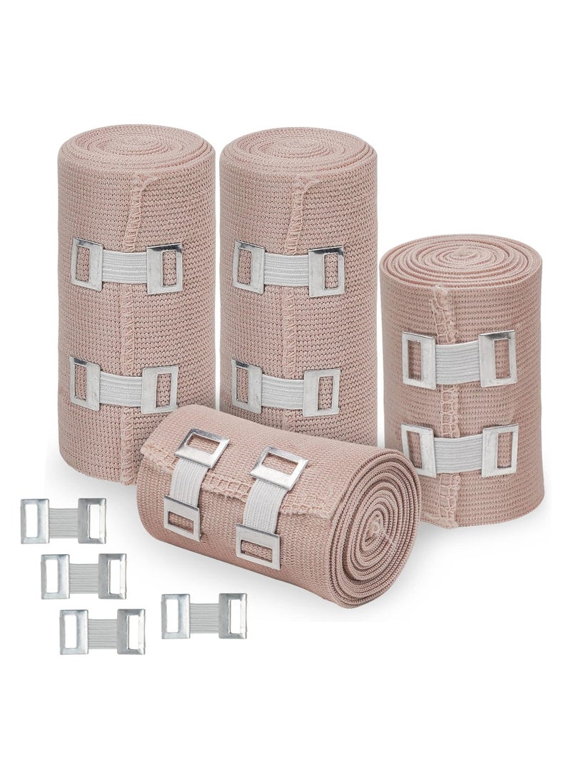 Medical Elastic Bandage Wrap – 4 Pack