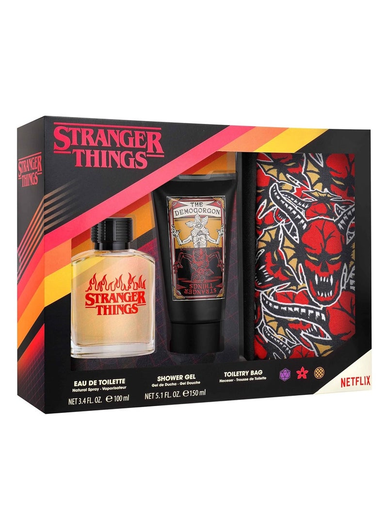 Air-Val Netflix Stranger Things Edt 100 ml + Shower Gel 150 ml + Tote Bag  Gift Set