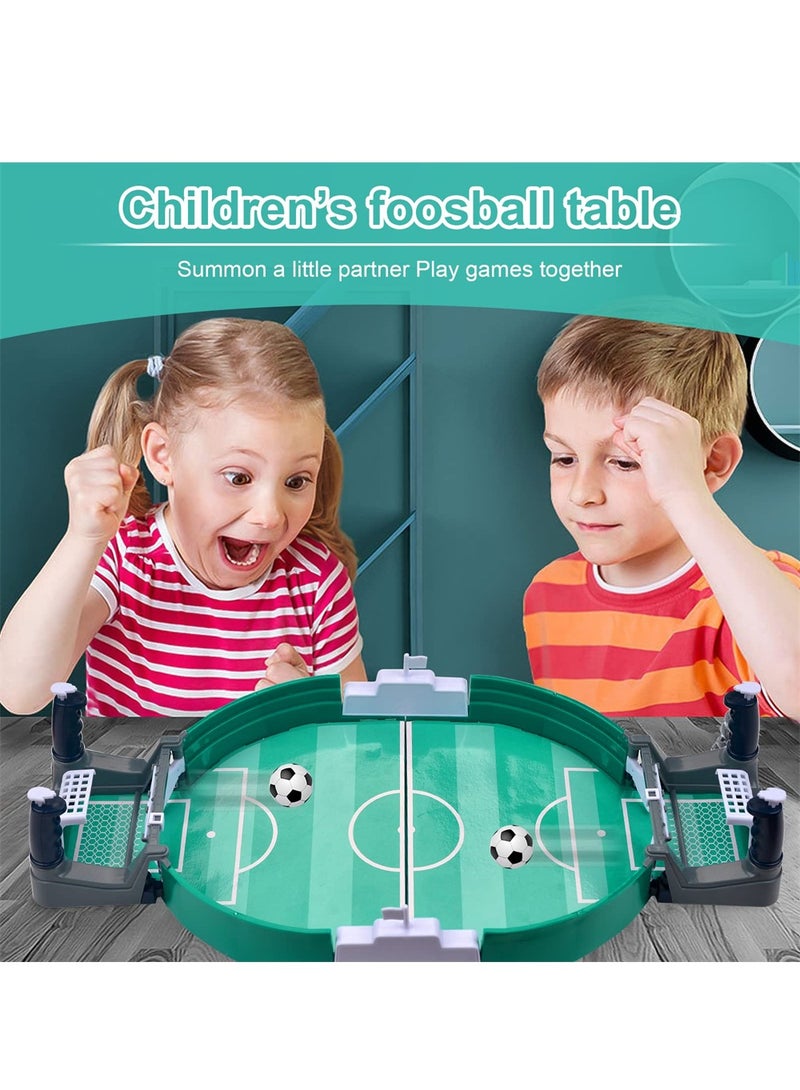 Mini Table Soccer Game Football Table Interactive Game with 6 Footballs for Kids Family Sports Board Game for Kids Adults Birthday Party Worlds Cup Medium Size