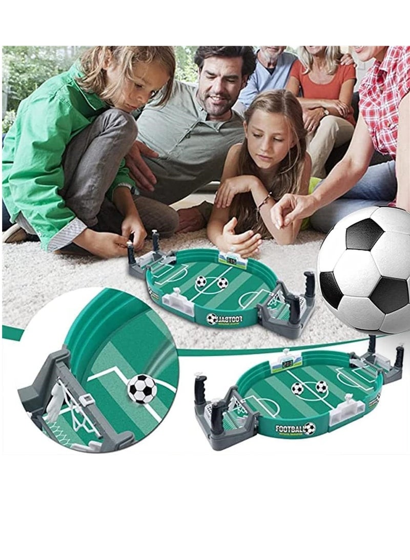 Mini Table Soccer Game Football Table Interactive Game with 6 Footballs for Kids Family Sports Board Game for Kids Adults Birthday Party Worlds Cup Medium Size