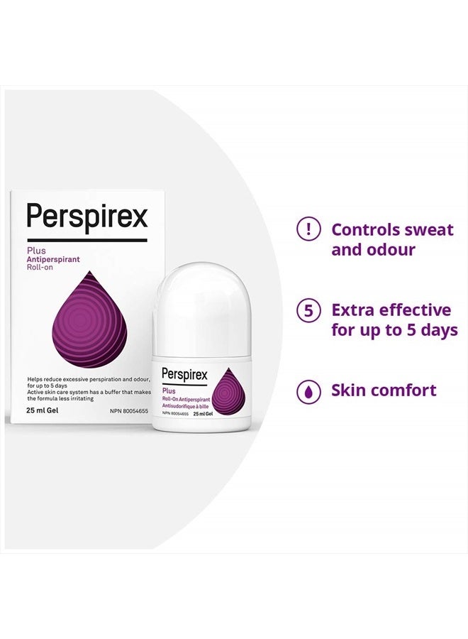 Perspirex Plus Clinical Strength Deodorant for Women and Men with Excessive Sweating – Unscented Antiperspirant