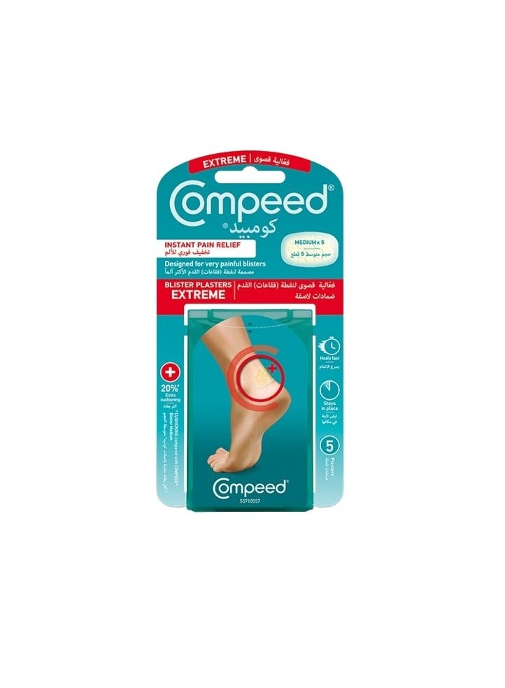 Compeed Instant Pain Relief Blister Extreme, 5 Plasters