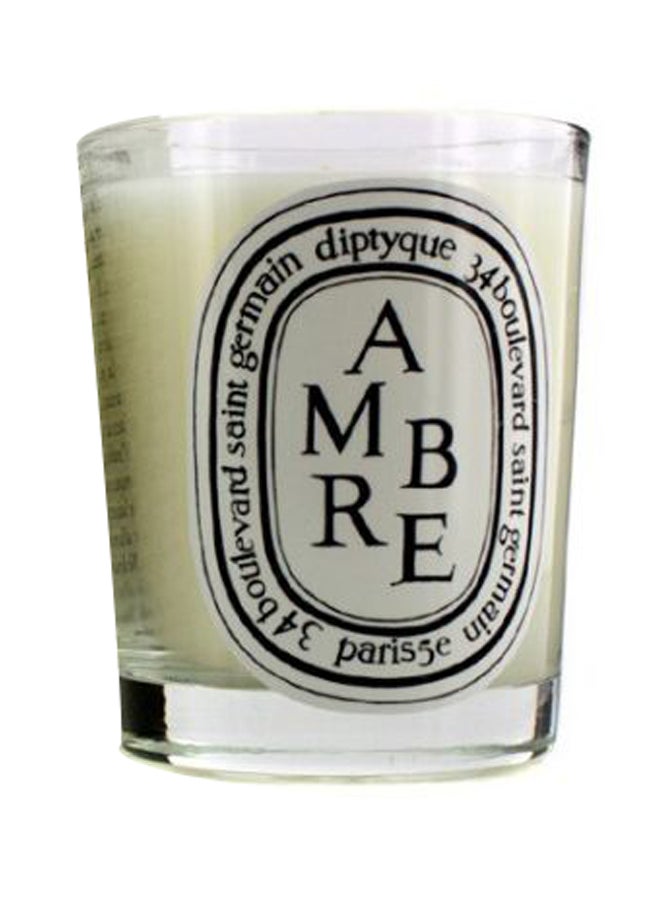 Ambre Scented Candle Green/Clear