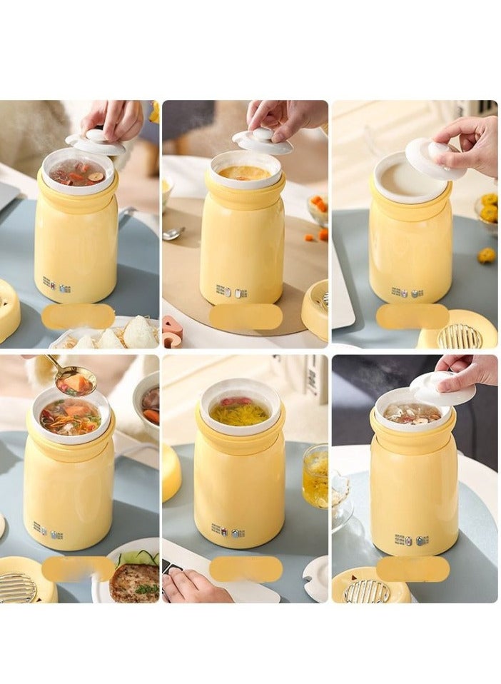 Portable Multi-Function Mini Electric Cooker with Ceramic Liner