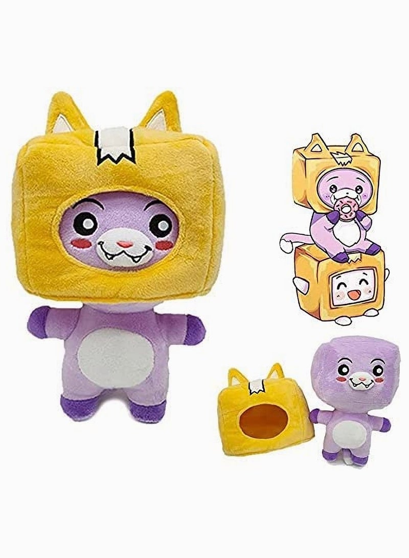 Foxy Plush Doll, SYOSI Foxy Plush Anime Lanky Toys, Soft Stuffed Plushies Removable Cute Robot Doll are the Best Gift for Birthday for Kids and Fans