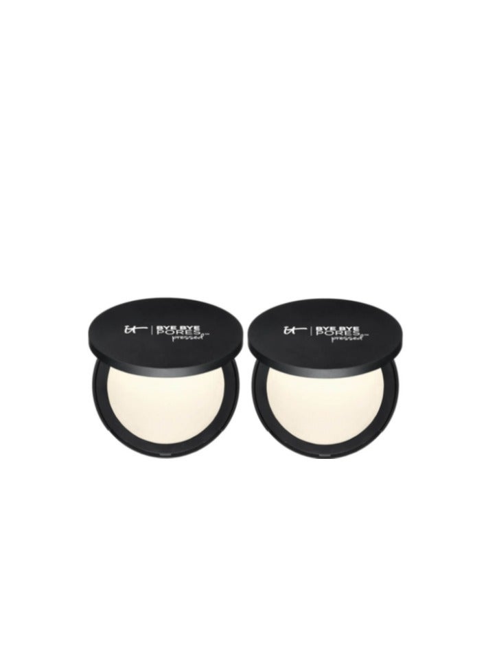 IT COSMETICS BYE BYE PORES PRESSED TRANSLUCENT POWDER DUO - TRANSLUCENT