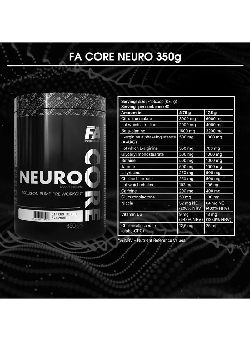 Fitness Authority - Core Neuro, Blackberry Pineapple Flavor, 40 Servings