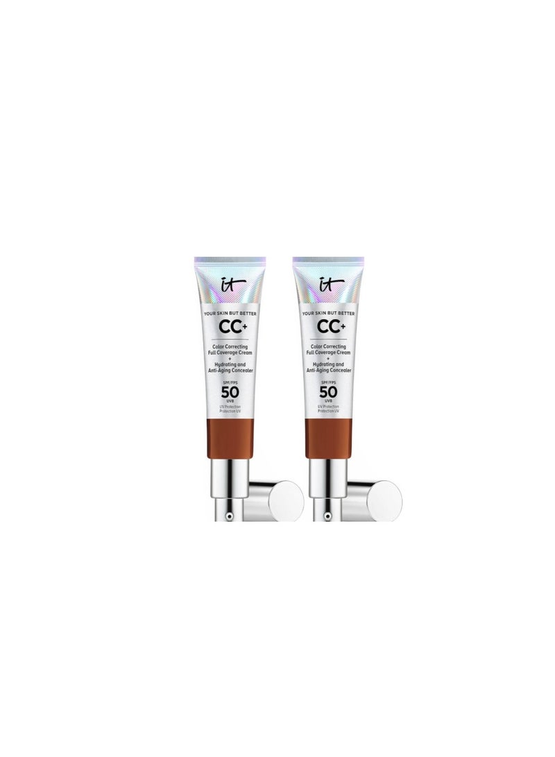IT COSMETICS YOUR SKIN BUT BETTER CC+CREAM DUO - DEEP