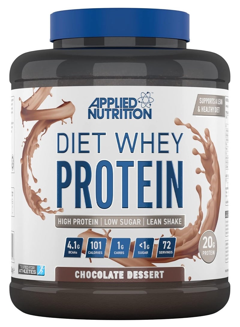 Diet Whey Protein 1.8kg Chocolate Desert Flavor 72 Serving