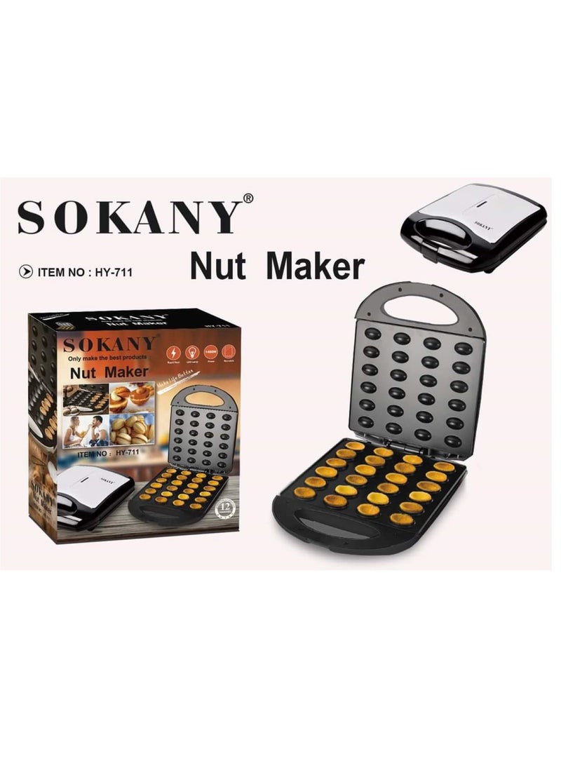 Sokany Electric Nutty Mini Waffle Cone Maker For Home