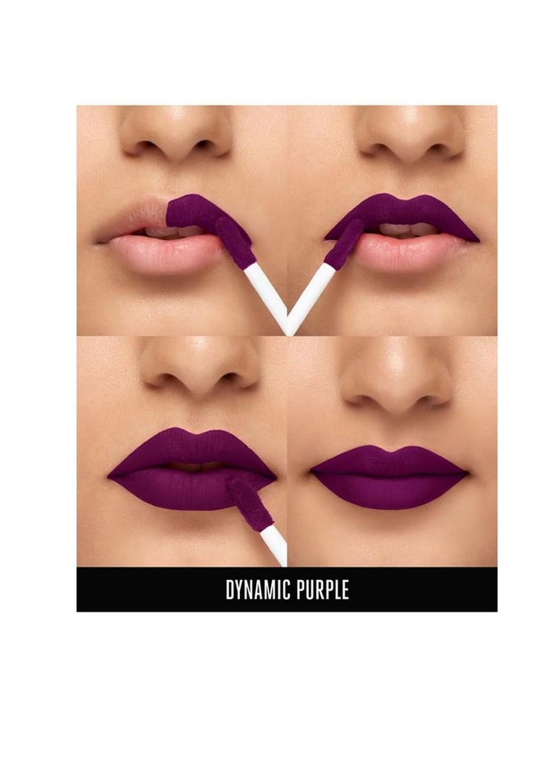 Lakmé 9to5 Primer Matte Liquid Lip Color MM4 Dynamic Purple