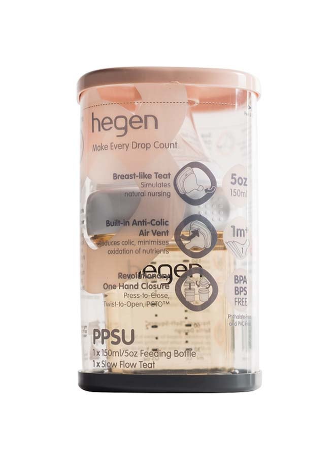 Feeding Bottle PPSU with Slow Flow Teat, 1 to 3 Months - 150 ml