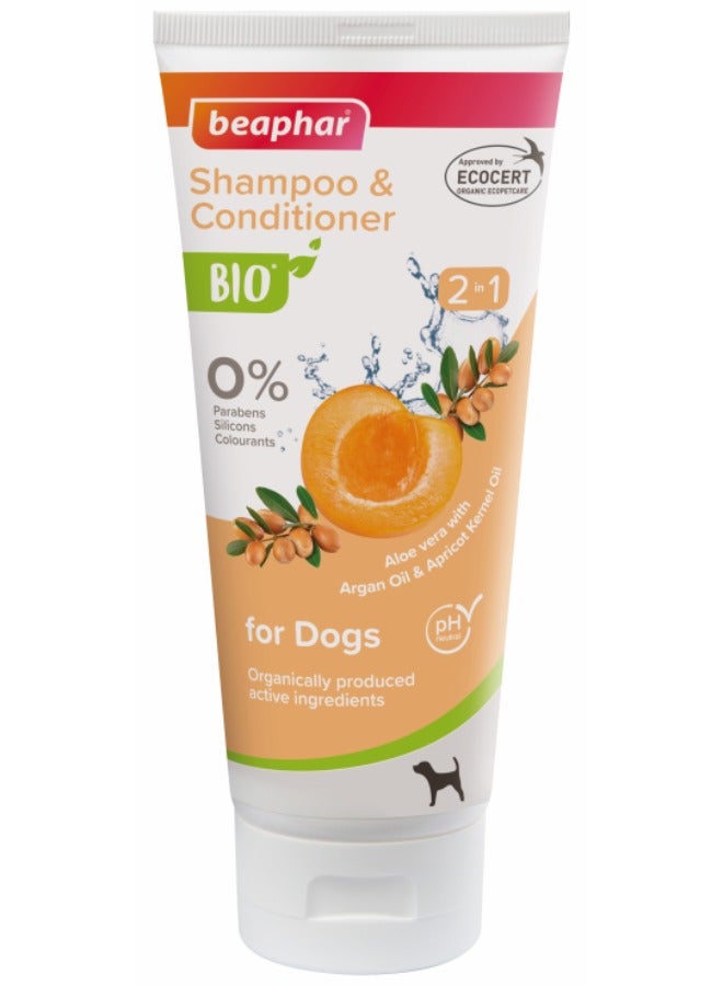 Bio Cosmetic 2 in 1 Dog Shampoo 200 ml