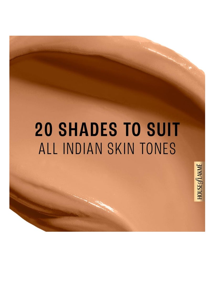 LAKMÉ 9 To 5 Primer Matte Perfect Cover Liquid Foundation  C280 Cool Tan  25ml Matte Finish