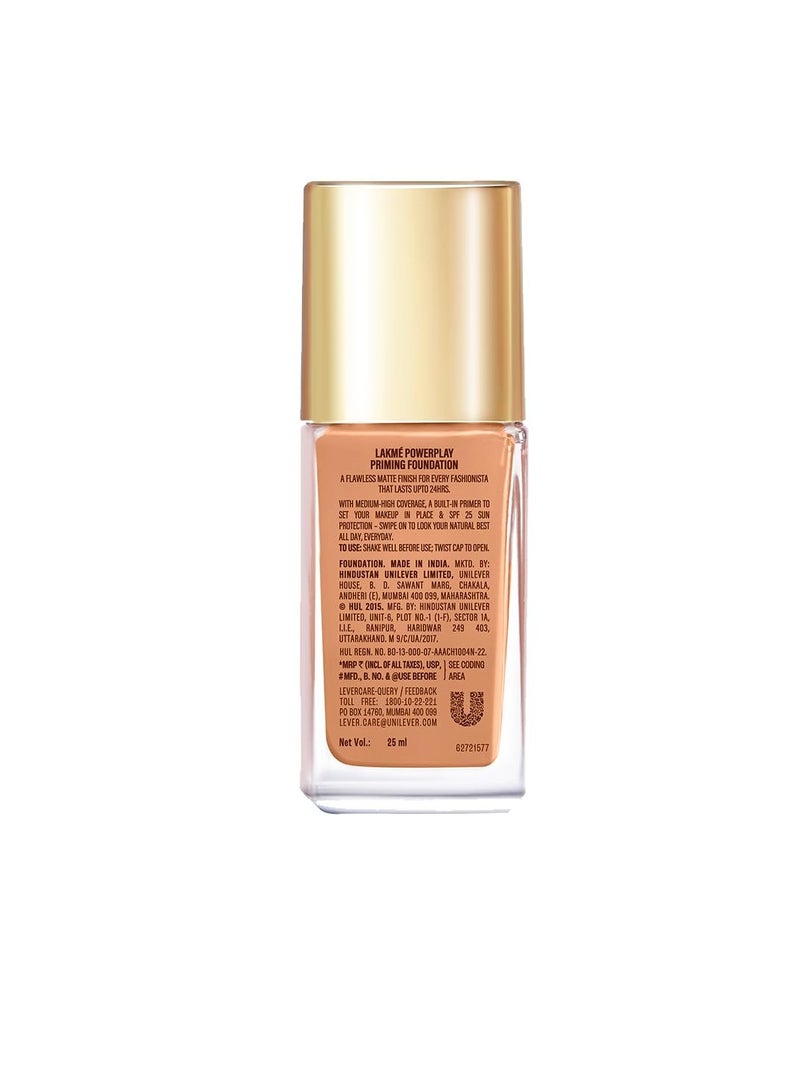 LAKMÉ 9 To 5 Primer Matte Perfect Cover Liquid Foundation  C280 Cool Tan  25ml Matte Finish