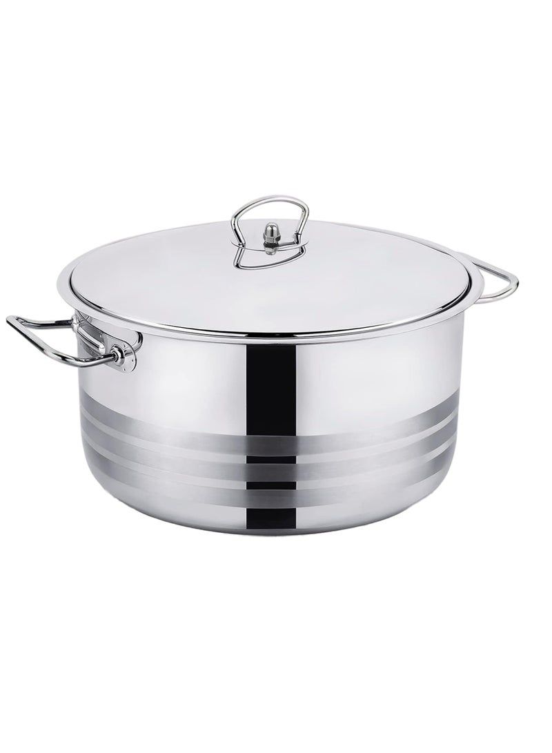 10 Pieces  Stainless Steel  Cookware Set  Premium Cooking Pots and Saucepans with Stainless Steel Lid