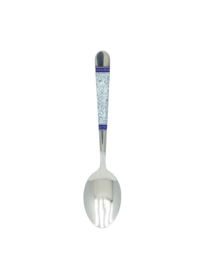 Decor Steel Dessert Spoon Blue (Set Of 6)