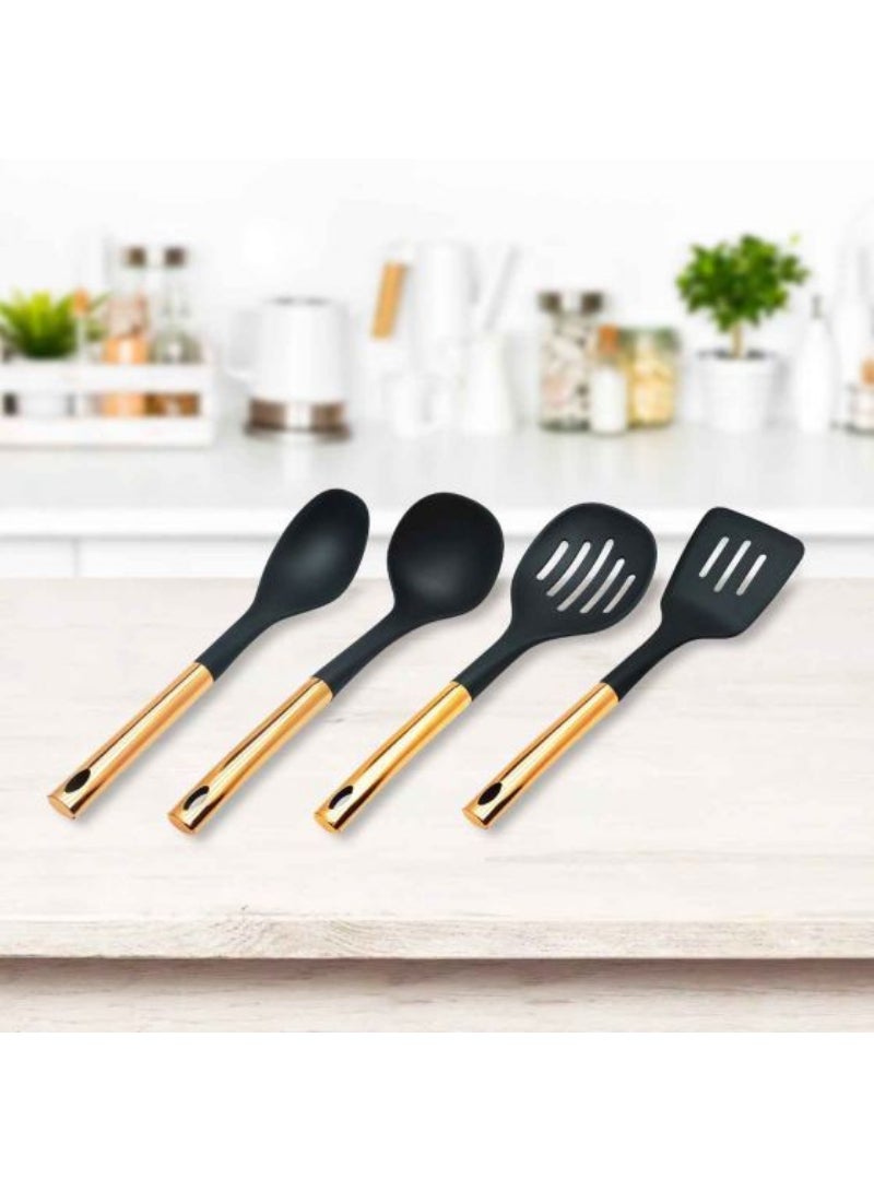 Durable Nylon Serving Spoon With Copper Handle