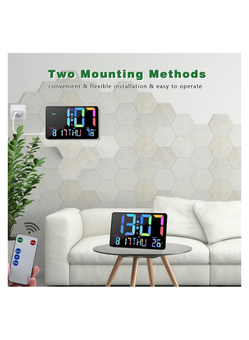 Digital Wall Clock, 10.98