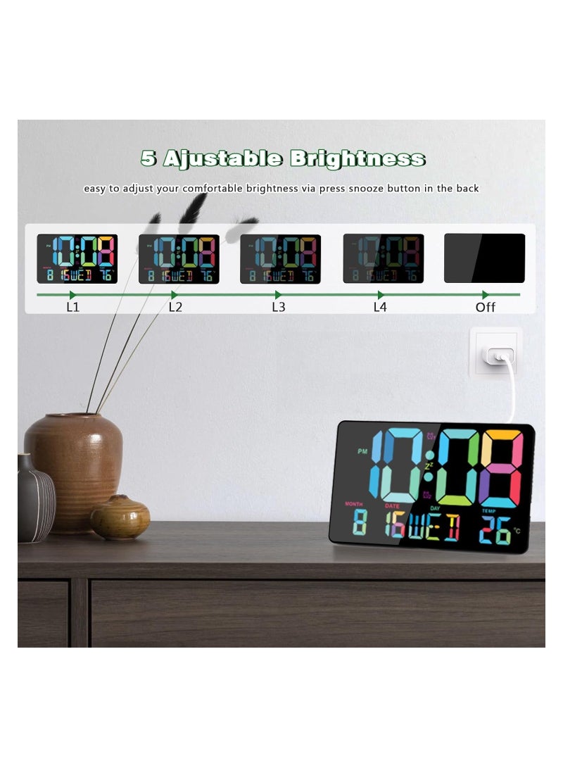 Digital Wall Clock, 10.98