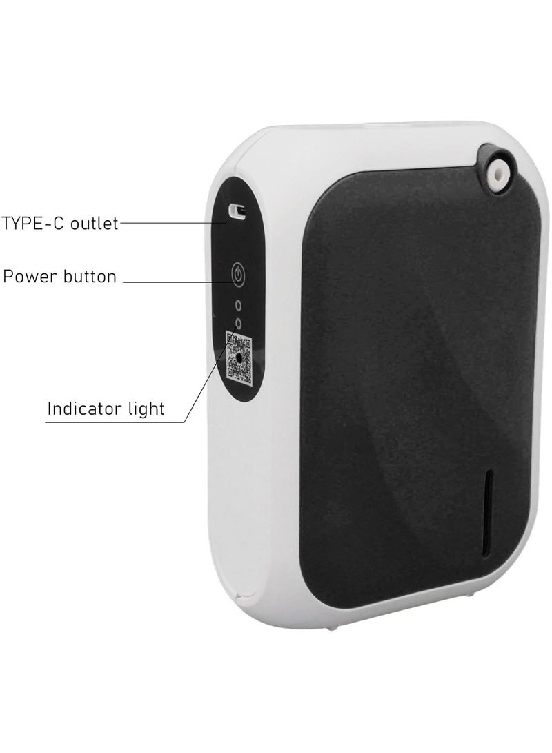 Atomizing Essential Oil Diffuser, Smart Scent Air Machine for Home, Waterless Essential 140ML Oil Diffuser with 4 Speed Adjustment and BT APP Control for Hotel SPA