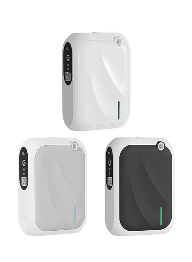 3 Pcs Atomizing Essential Oil Diffuser, Smart Scent Air Machine for Home, Waterless Essential 140ML Oil Diffuser with 4 Speed Adjustment and BT APP Control for Hotel SPA