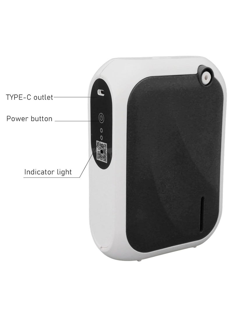Atomizing Essential Oil Diffuser, Smart Scent Air Machine for Home, Waterless Essential 140ML Oil Diffuser with 4 Speed Adjustment and BT APP Control for Hotel SPA