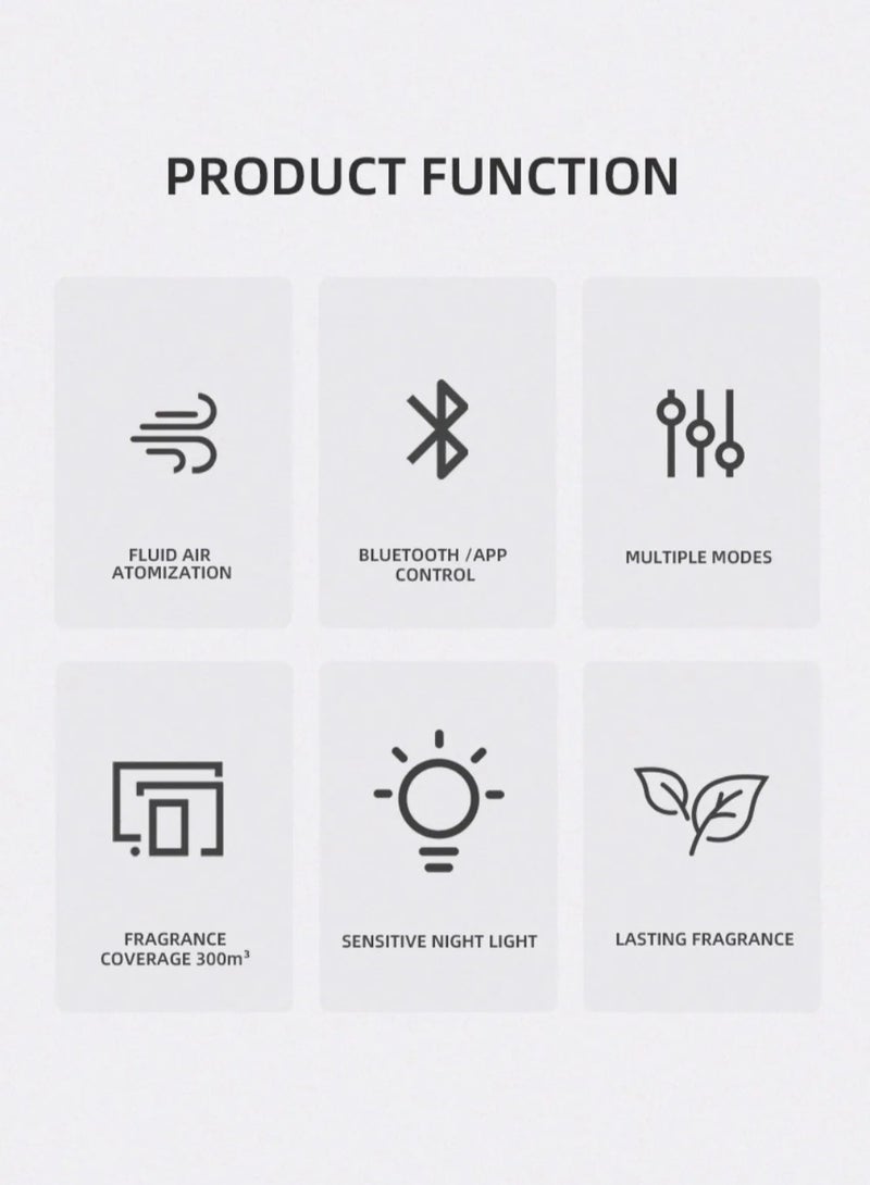 Room Fragrance Diffuser For Essential Oil Wall Plug Aroma Diffuser 300m³ Electric Scent Machine Toilet Smell Distributor